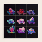 Jewel turtle Wood Wall Art Gallery Image 1