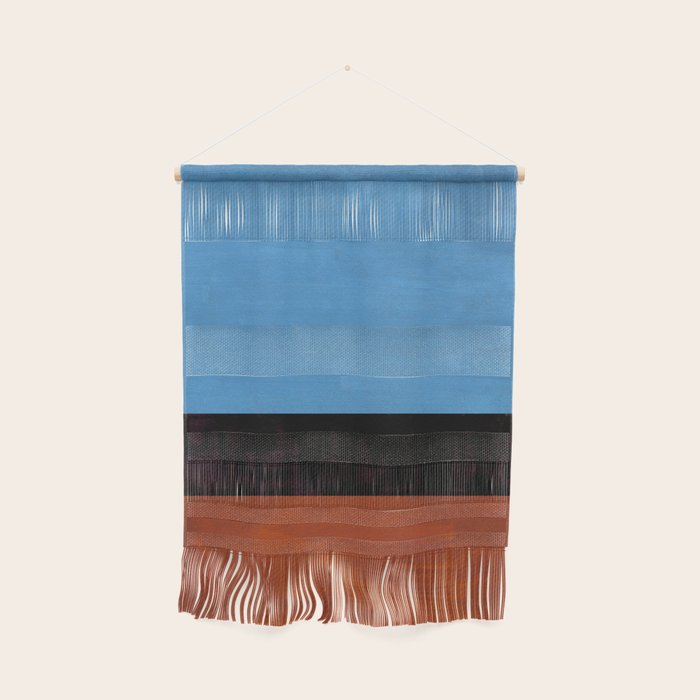 Autumn Sky Color field Abstract Mid Century Modern Minimalist  Wall Hanging Gallery Image 1