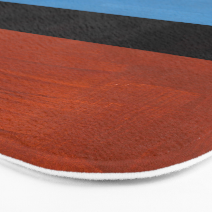 Autumn Sky Color field Abstract Mid Century Modern Minimalist  Bath Mat Gallery Image 3