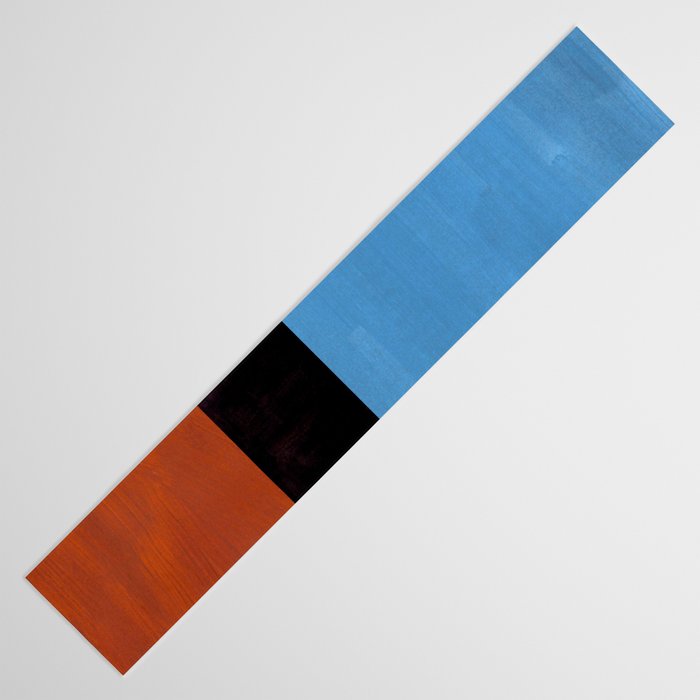 Autumn Sky Color field Abstract Mid Century Modern Minimalist  Table Runner Gallery Image 3