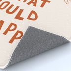 What's The Best That Could Happen in Burnt Orange and Linen White Rug Gallery Image 4