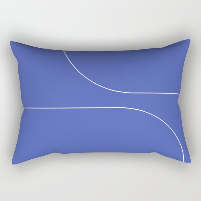 Modern Minimal Line Abstract I Rectangular Pillow Gallery Image 2