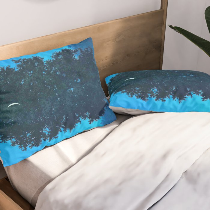 Rene Magritte - Le Seize Septembre - 1956 Moon Through Tree Surrealism Pillow Sham Gallery Image 2