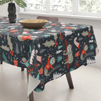 Slothy Holidays Tablecloth Gallery Image 3