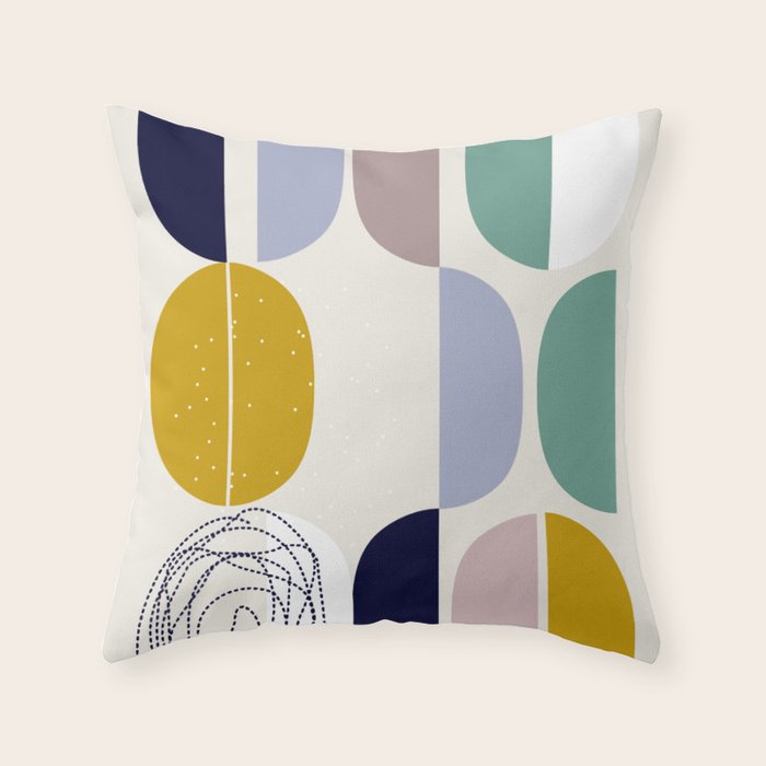 expectant iteration half time Throw Pillow Gallery Image 6