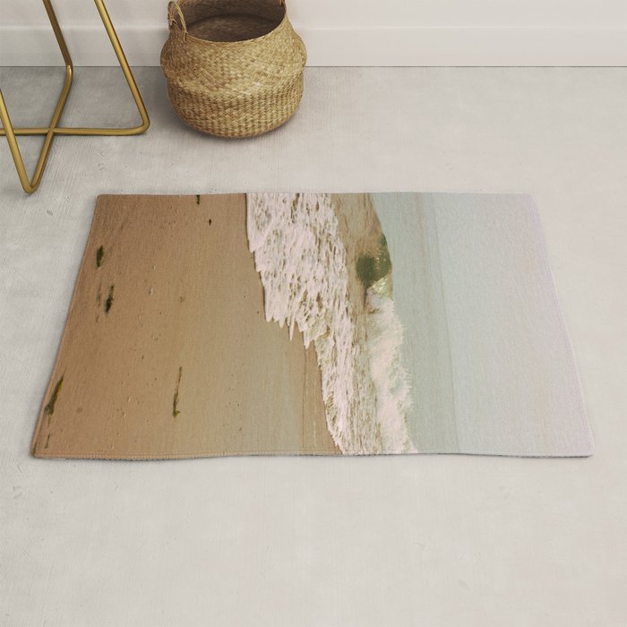 Ocean Waves on the Beach Rug Gallery Image 1