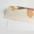 Girl who Loves Autumn Wrapping Paper Gallery Image 2
