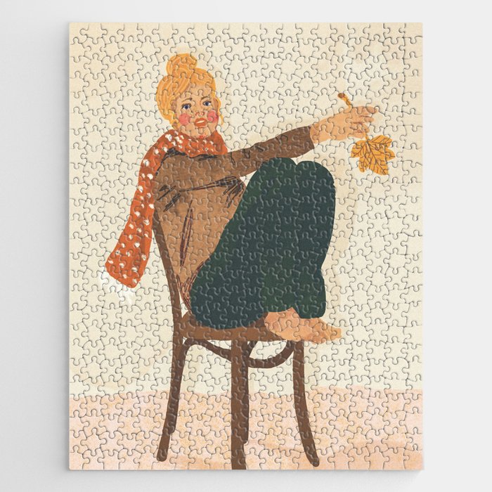 Girl who Loves Autumn Jigsaw Puzzle Gallery Image 1
