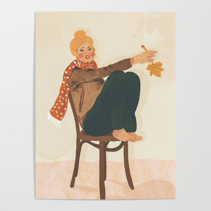 Girl who Loves Autumn Poster Gallery Image 1