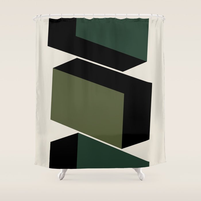 Modernist Objects XI Shower Curtain Gallery Image 1