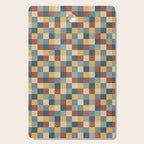 Bold Colorful Checks Pattern - Small IX Cutting Board Gallery Image 1