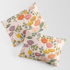 Botanical Cloisonne Garden Cream Pillow Sham Gallery Image 3