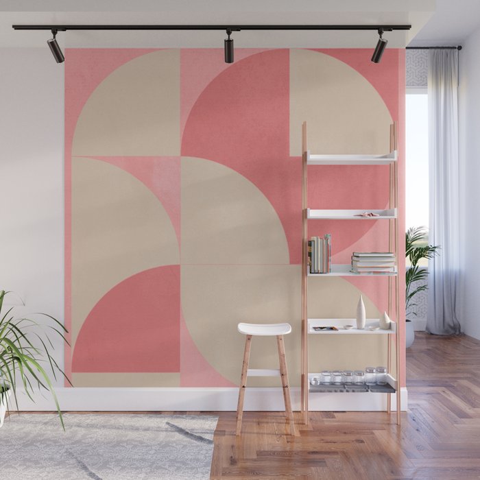 Modern geometric shapes 57 Wall Mural Gallery Image 1