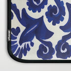 Talavera mexican tile traditional blue ceramic mosaic Laptop Sleeve Gallery Image 3