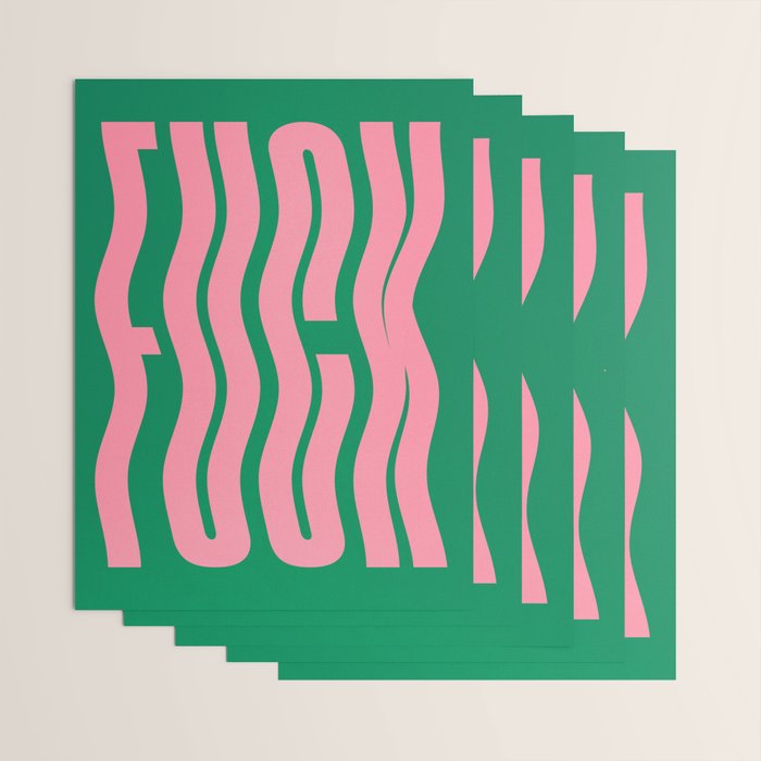 Favorite Word: Tropical Wavy Edition Wrapping Paper Gallery Image 3