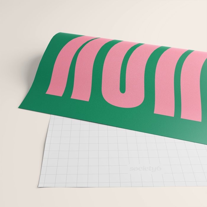 Favorite Word: Tropical Wavy Edition Wrapping Paper Gallery Image 2