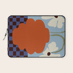 Blooming_Dropping and checkerboard   Laptop Sleeve Gallery Image 1
