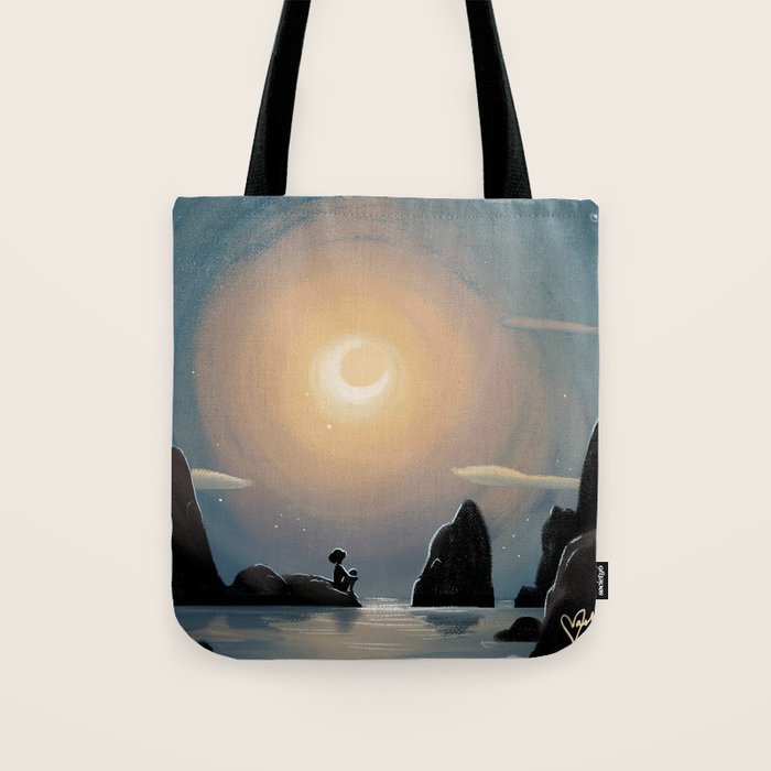 Crescent Moon Tote Bag Gallery Image 1