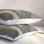 Shotei Takahashi Four Seasons of Mount Fuji Near Omuro Kawase Hasui Japanese Woodblock Print Pillow Sham Gallery Image 3
