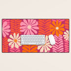 Secret Kisses Floral Design Desk Mat Gallery Image 1