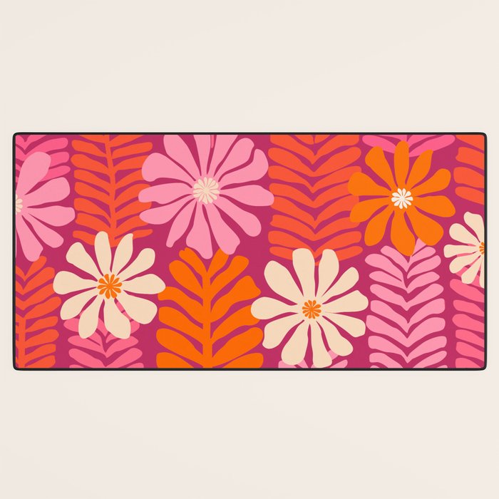Secret Kisses Floral Design Desk Mat Gallery Image 3