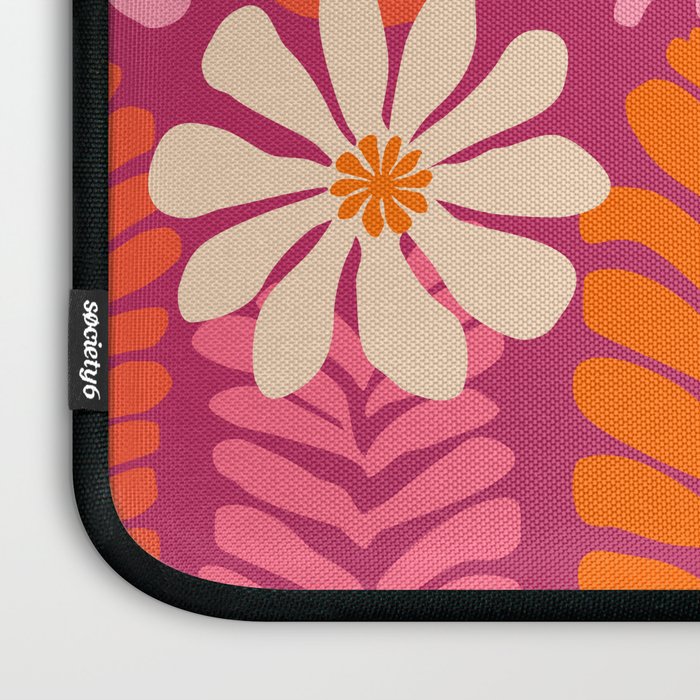 Secret Kisses Floral Design Laptop Sleeve Gallery Image 3