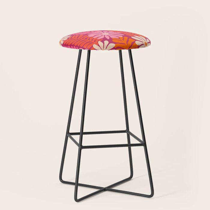 Secret Kisses Floral Design Stool Gallery Image 1
