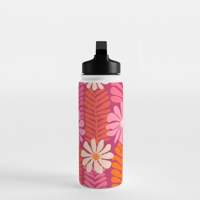 Secret Kisses Floral Design Water Bottle Gallery Image 3