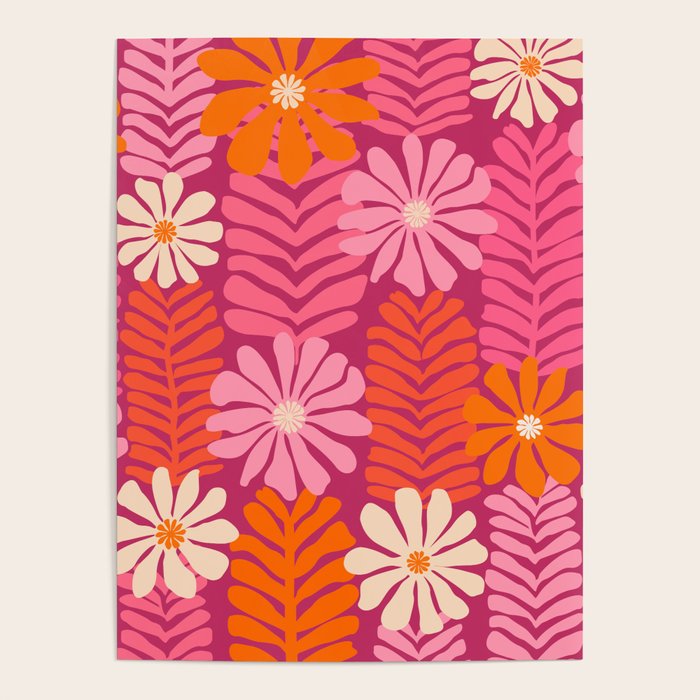 Secret Kisses Floral Design Poster Gallery Image 1