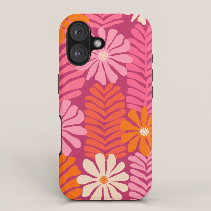 Secret Kisses Floral Design iPhone Case Gallery Image 1