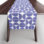 Mid Century Modern Geometric 04 Very Peri Table Runner Gallery Image 1