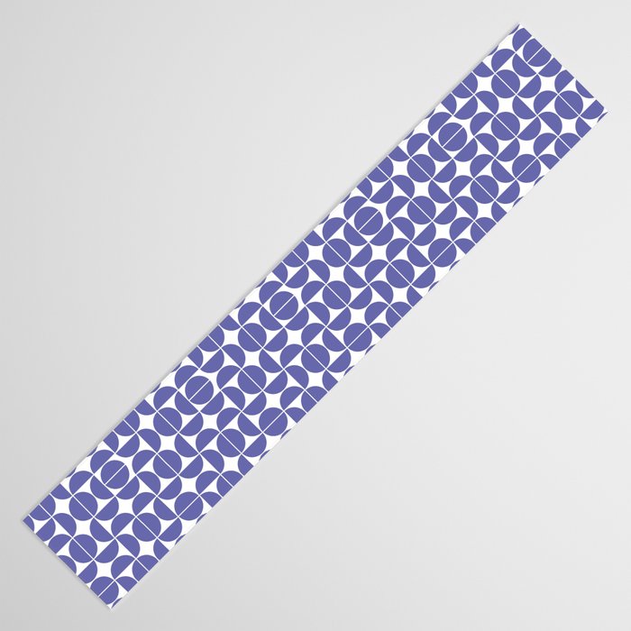 Mid Century Modern Geometric 04 Very Peri Table Runner Gallery Image 3