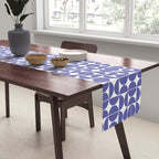 Mid Century Modern Geometric 04 Very Peri Table Runner Gallery Image 2