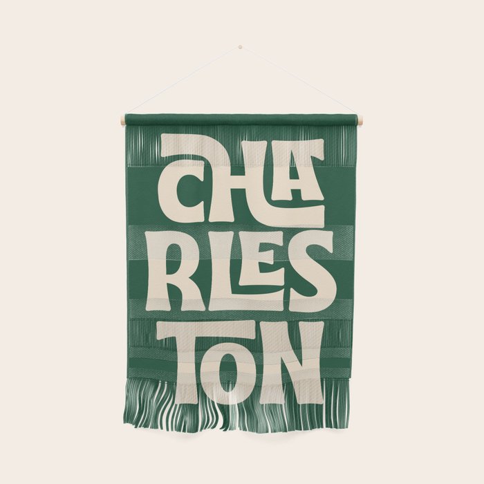 Charleston - Modern Typography Print Wall Hanging Gallery Image 1