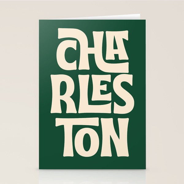 Charleston - Modern Typography Print Stationery Card Gallery Image 1