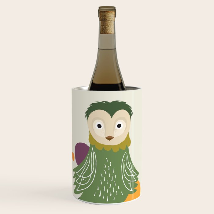 Quirky Barn Owl Wine Chiller Gallery Image 3