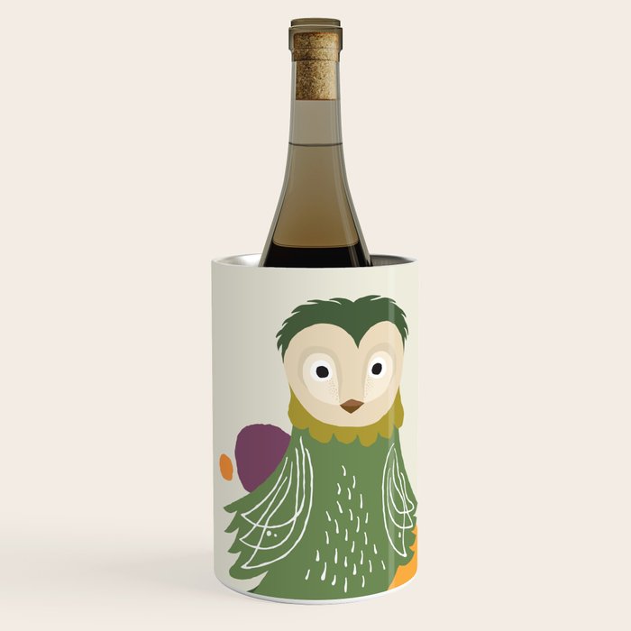 Quirky Barn Owl Wine Chiller Gallery Image 2