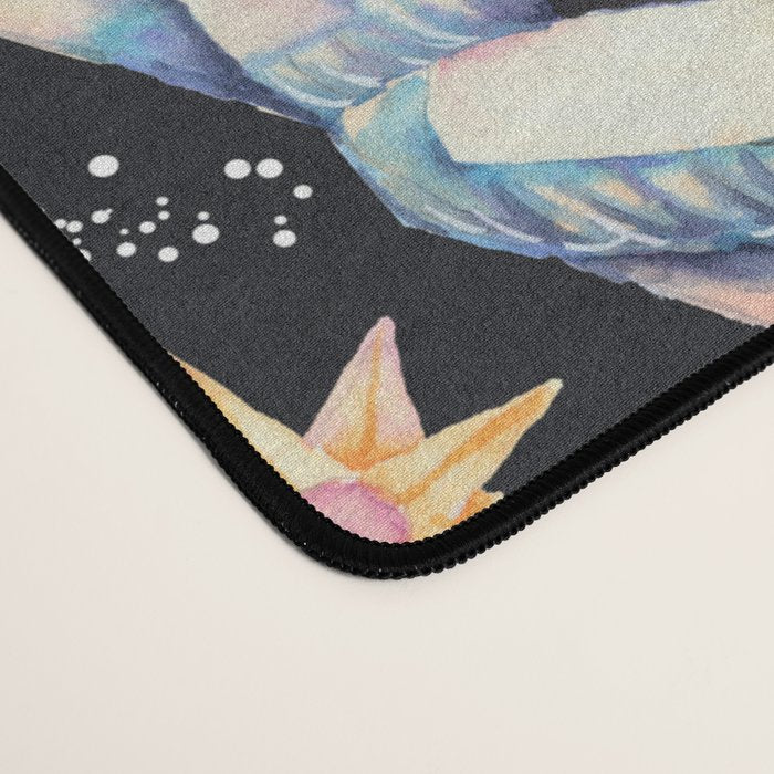 Spaceman Fungi Planets - black Desk Mat Gallery Image 4