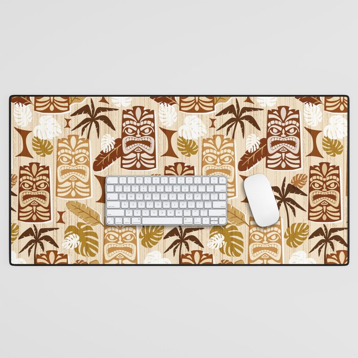 Tiki Time Brown Desk Mat Gallery Image 1
