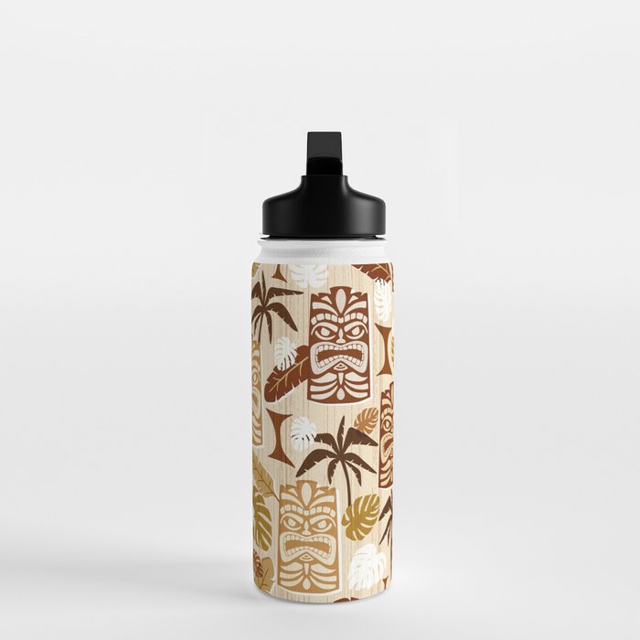 Tiki Time Brown Water Bottle Gallery Image 3