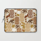 Tiki Time Brown Laptop Sleeve Gallery Image 1