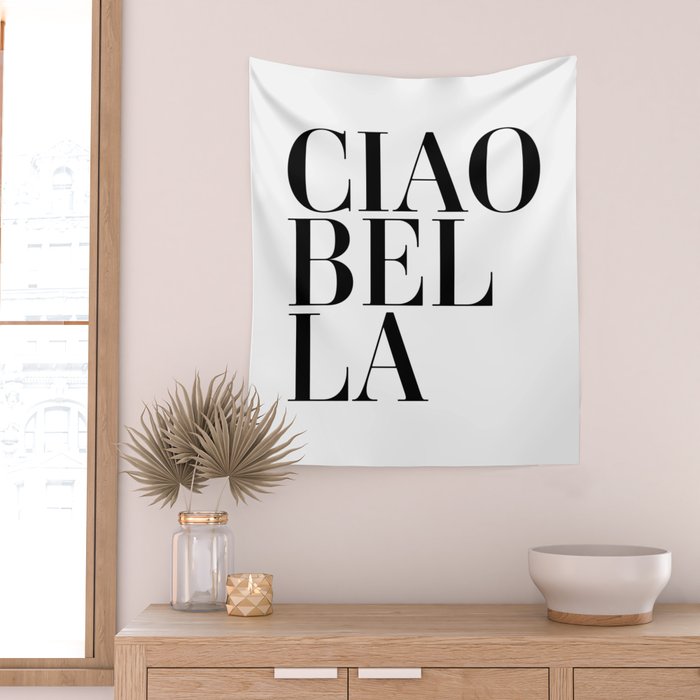 Ciao Bella Wall Tapestry Gallery Image 2