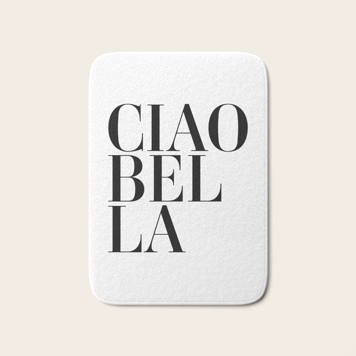 Ciao Bella Bath Mat Gallery Image 1