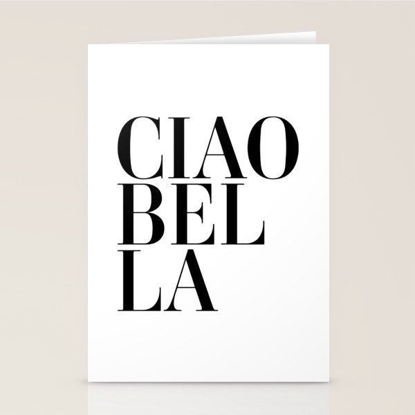 Ciao Bella Stationery Card Gallery Image 2