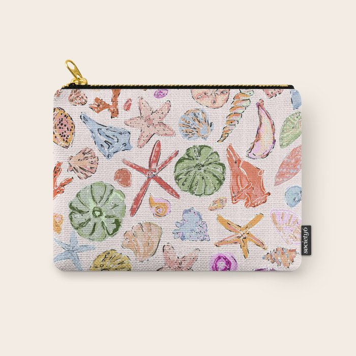 Sanibel Shells Carry All Pouch Gallery Image 1