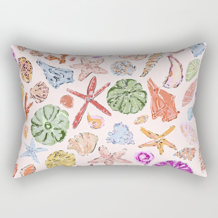 Sanibel Shells Rectangular Pillow Gallery Image 2
