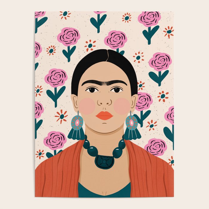 Frida Kahlo Portrait Poster Gallery Image 4