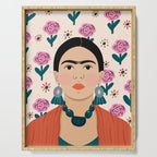 Frida Kahlo Portrait Serving Tray Gallery Image 1