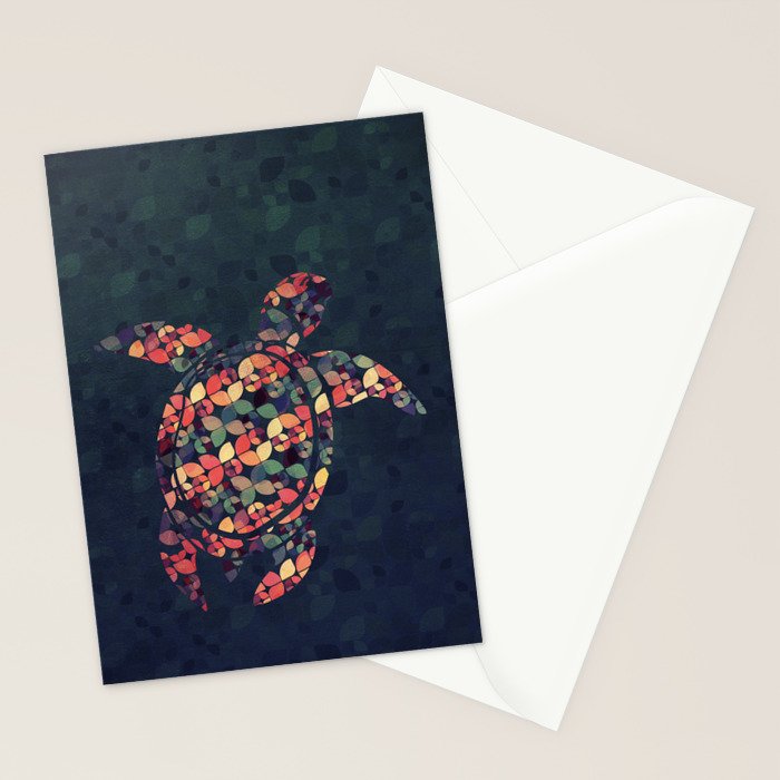 The Pattern Tortoise Stationery Card Gallery Image 2