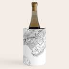 Charleston White Map Wine Chiller Gallery Image 3